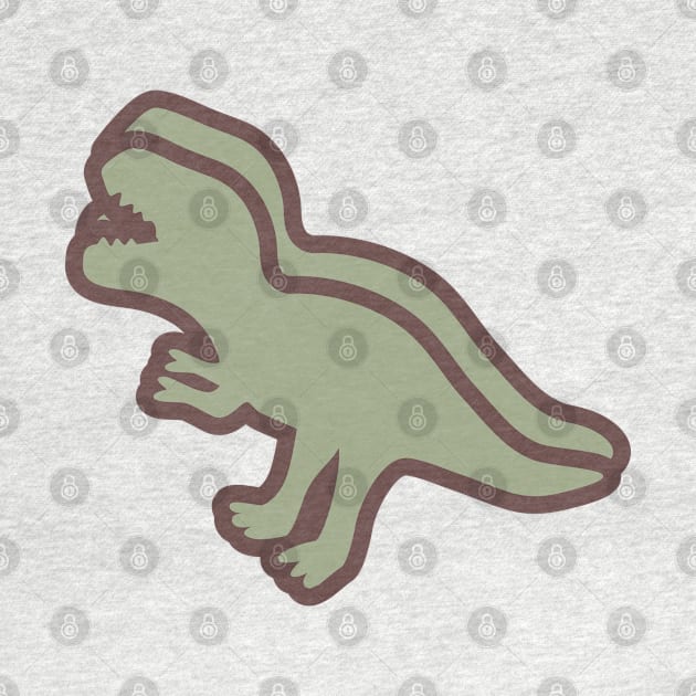 Dino outline by ShirtyLife